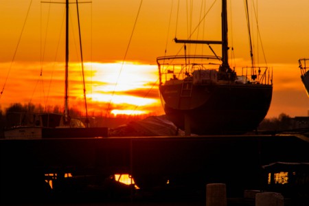 setting sun. by glenn braggs